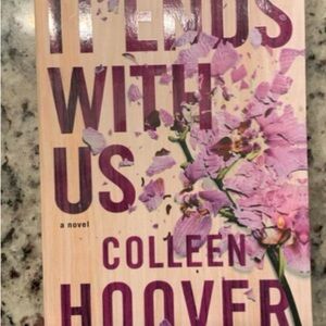It Ends With Us Colleen Hoover Paperback like new